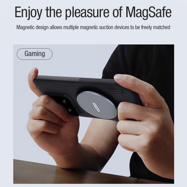Nillkin Xiaomi 14 Deksel Super Frosted Shield Pro MagSafe Svart