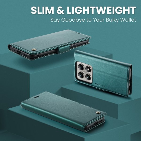 CaseMe Xiaomi 14T Etui 023 Series Grønn