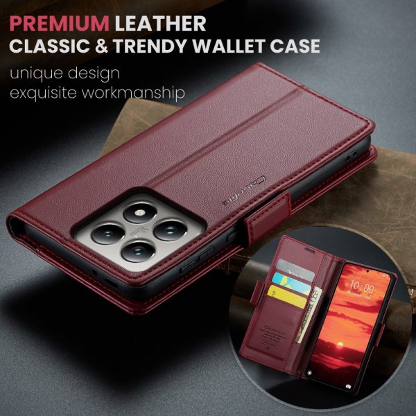 CaseMe Xiaomi 14T Etui 023 Series Rød