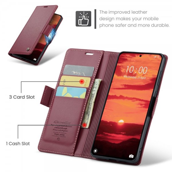 CaseMe Xiaomi 14T Etui 023 Series Rød