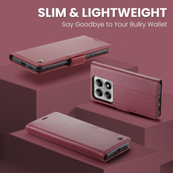 CaseMe Xiaomi 14T Etui 023 Series Rød