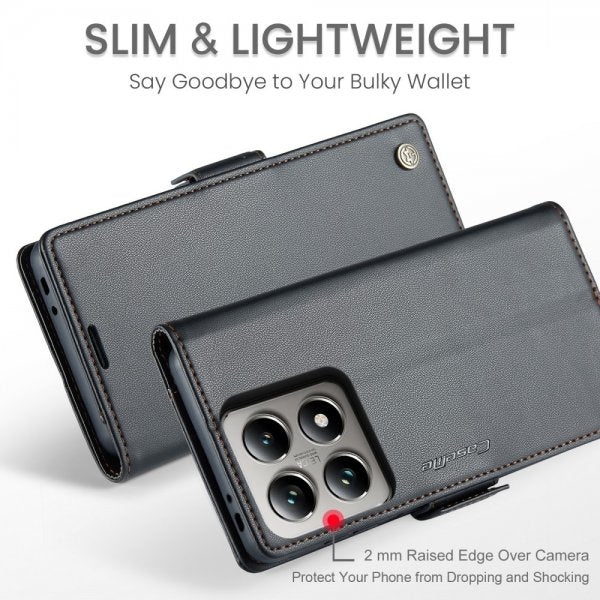 CaseMe Xiaomi 14T Etui 023 Series Svart