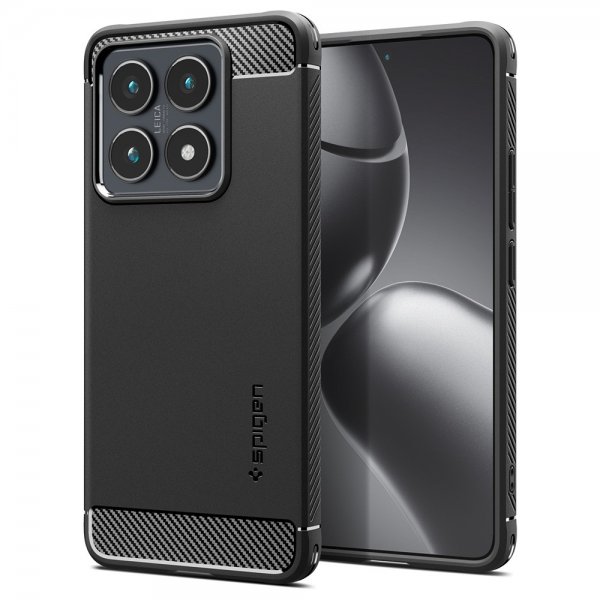 Spigen Xiaomi 14T Deksel Rugged Armor Matte Black