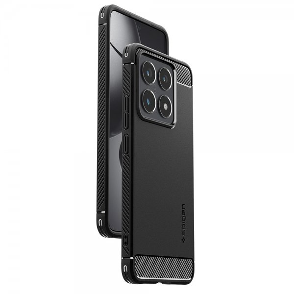 Spigen Xiaomi 14T Deksel Rugged Armor Matte Black