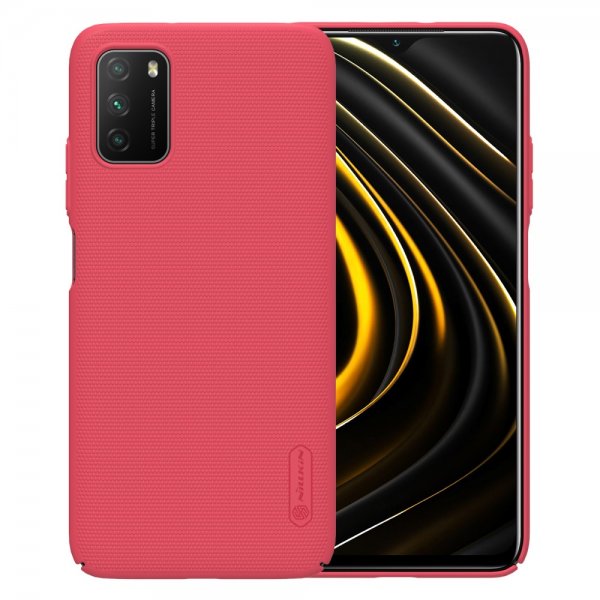 Nillkin Xiaomi Poco M3 Deksel Frosted Shield Rød