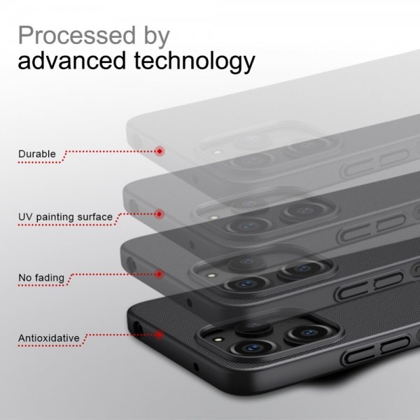 Nillkin Xiaomi Redmi 12 Deksel Frosted Shield Svart