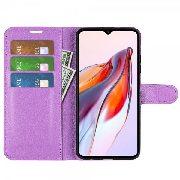 Xiaomi Redmi 12C Etui Litchi Lilla