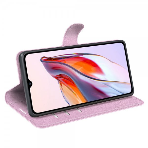Xiaomi Redmi 12C Etui Litchi Rosa