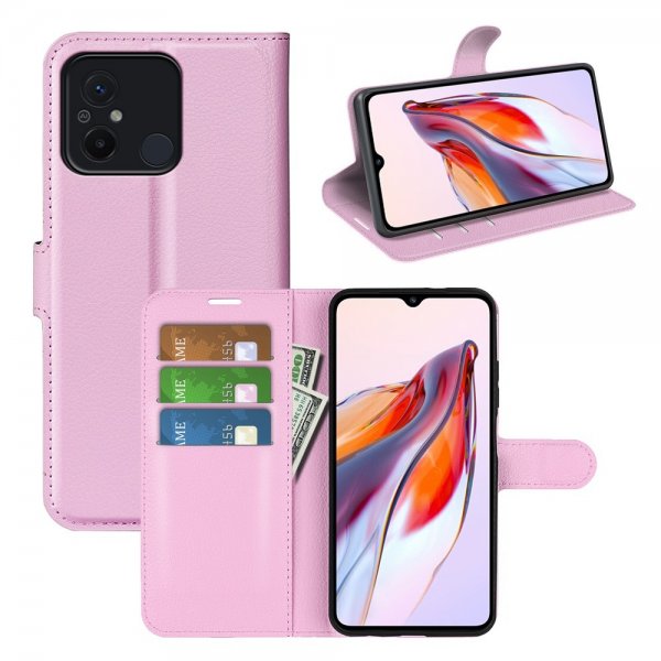 Xiaomi Redmi 12C Etui Litchi Rosa