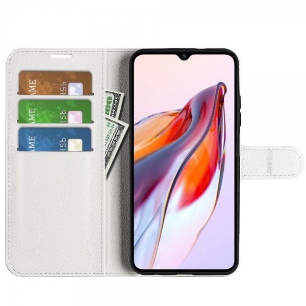 Xiaomi Redmi 12C Etui Litchi Hvit