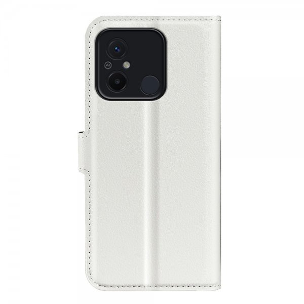 Xiaomi Redmi 12C Etui Litchi Hvit