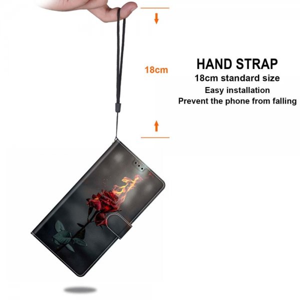 Xiaomi Redmi 12C Etui Motiv Brenning Rosor