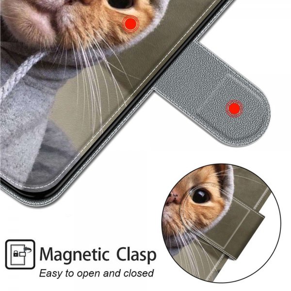 Xiaomi Redmi 12C Etui Motiv Katt i Genser
