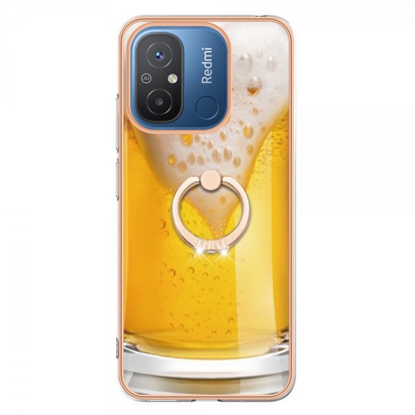 Xiaomi Redmi 12C Deksel Finger Ring Motiv øl