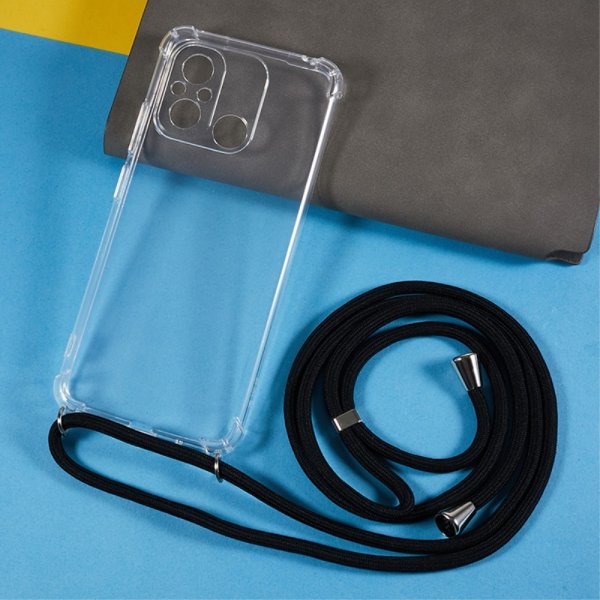 Xiaomi Redmi 12C Deksel med Stropp Transparent