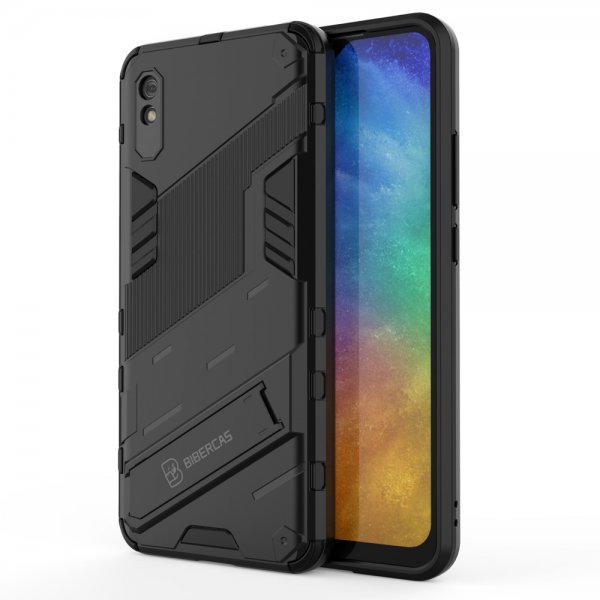 Xiaomi Redmi 9A Deksel med Stativ Svart
