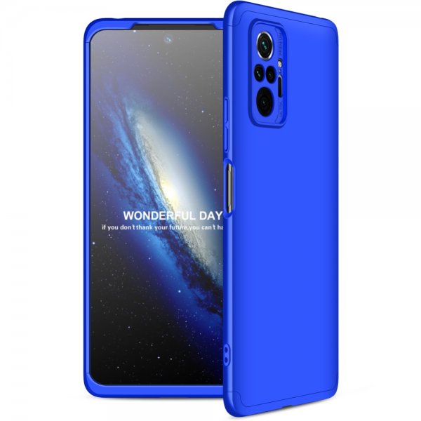 GKK Xiaomi Redmi Note 10 Pro Deksel Tredelt Blå