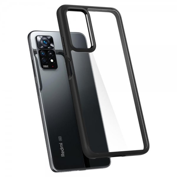 Spigen Xiaomi Redmi Note 11 Pro Deksel Ultra Hybrid Matte Black