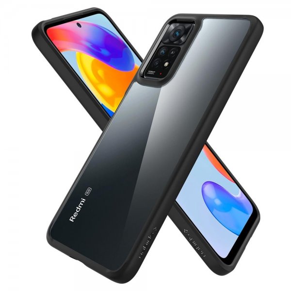 Spigen Xiaomi Redmi Note 11 Pro Deksel Ultra Hybrid Matte Black