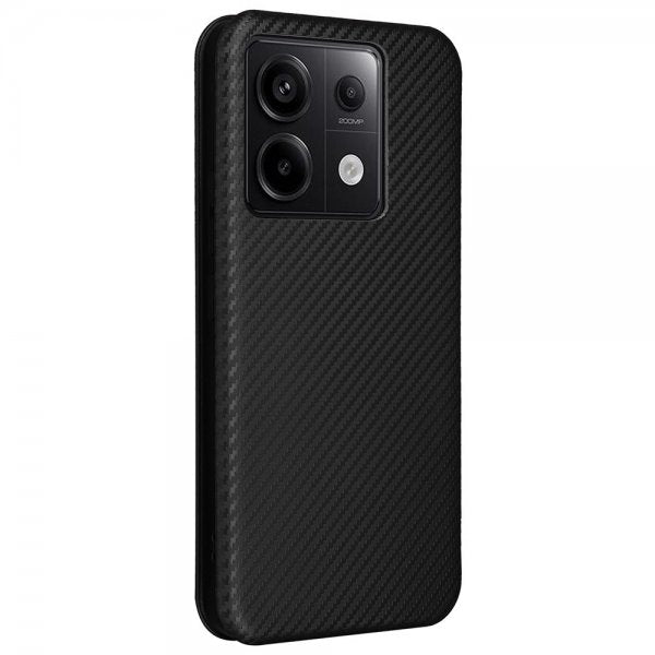 Xiaomi Redmi Note 13 5G Etui Karbonfibertekstur Svart
