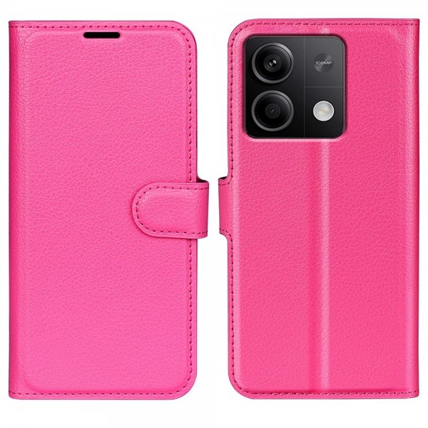 Xiaomi Redmi Note 13 5G Etui Litchi Magenta