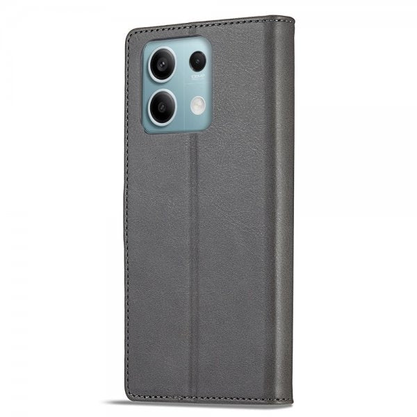 Lc.Imeeke Xiaomi Redmi Note 13 5G Etui med Kortlomme stativfunksjon Grå