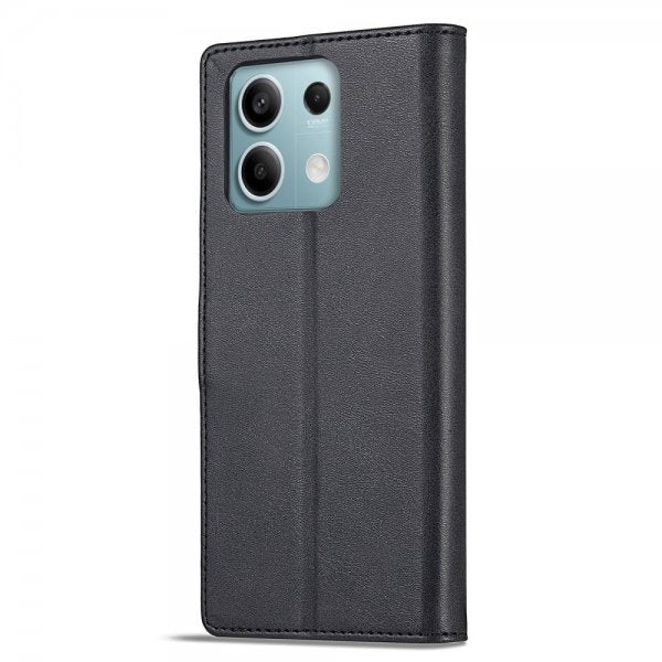 Lc.Imeeke Xiaomi Redmi Note 13 5G Etui med Kortlomme stativfunksjon Svart