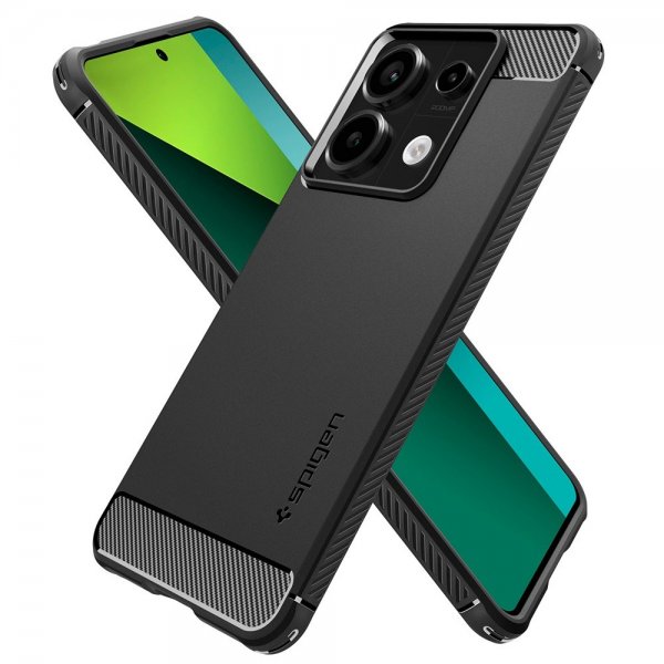 Spigen Xiaomi Redmi Note 13 Pro 5G Deksel Rugged Armor Matte Black