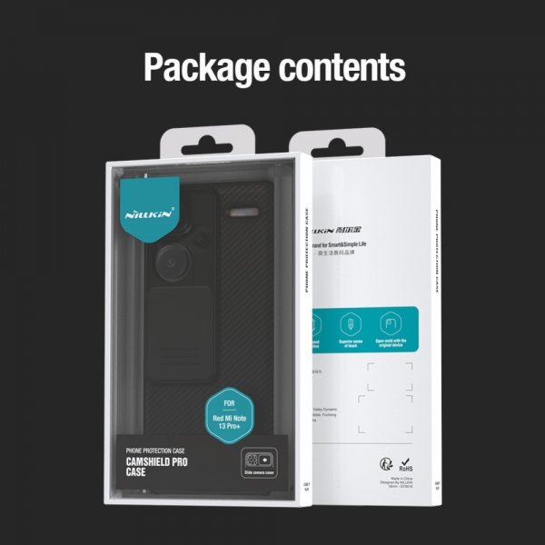 Nillkin Xiaomi Redmi Note 13 Pro Plus 5G Deksel CamShield Pro Svart