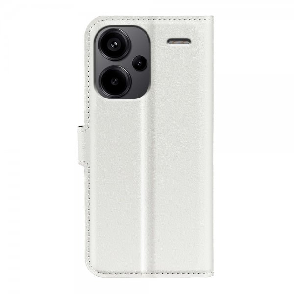 Xiaomi Redmi Note 13 Pro Plus 5G Etui Litchi Hvit