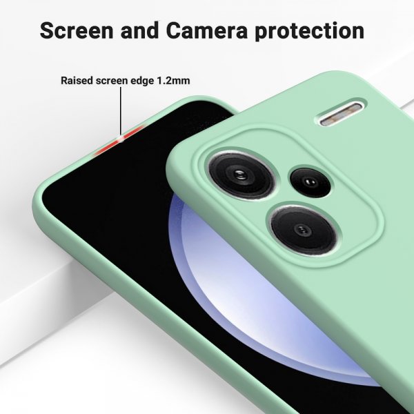 Xiaomi Redmi Note 13 Pro Plus 5G Deksel med Stropp Silikon Grønn