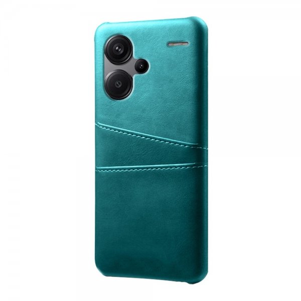 Xiaomi Redmi Note 13 Pro Plus 5G Deksel med To Kortlommer Grønn