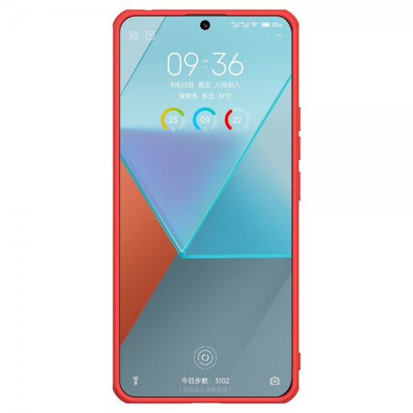 Nillkin Xiaomi Redmi Note 13 Pro 5G Deksel Super Frosted Shield Pro Rød