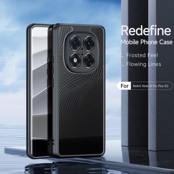 Dux Ducis Xiaomi Redmi Note 14 Pro+ 5G Deksel Aimo Series Svart