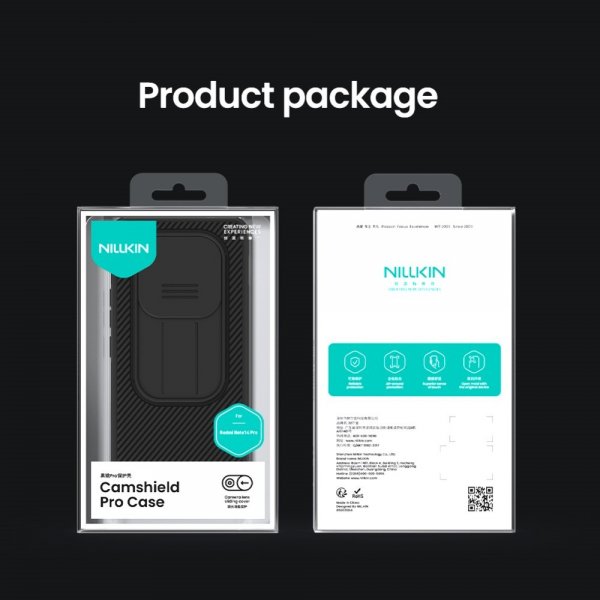 Nillkin Xiaomi Redmi Note 14 Pro 5G Deksel CamShield Pro Svart