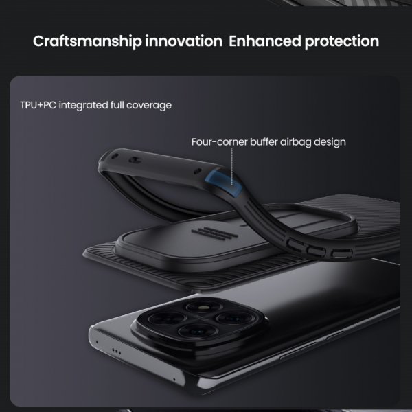 Nillkin Xiaomi Redmi Note 14 Pro+ 5G Deksel CamShield Pro Svart