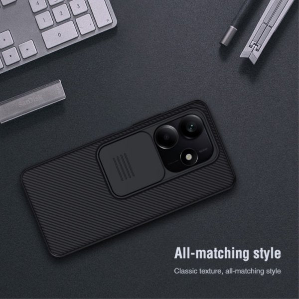 Nillkin Xiaomi Redmi Note 14/Redmi Note 14 5G Deksel CamShield Svart