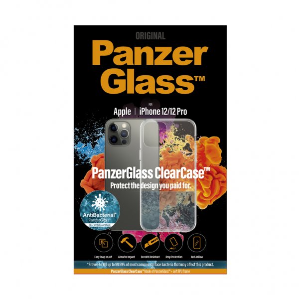 PanzerGlass iPhone 12/iPhone 12 Pro Deksel ClearCase