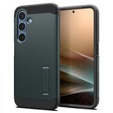 Spigen Samsung Galaxy S25 Deksel Tough Armor MagFit Abyss Green