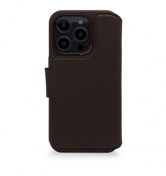 Decoded iPhone 14 Pro Etui Leather Detachable Wallet Brun