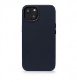 Decoded iPhone 14 Plus Deksel Leather Backcover Navy
