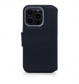 Decoded iPhone 14 Pro Etui Leather Detachable Wallet Navy