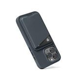 Mujjo MagSafe Kortholder Full Leather Magnetic Wallet Basalt