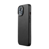 Mujjo iPhone 15 Deksel Full Leather Case Svart