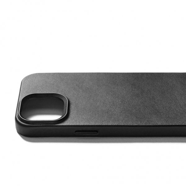 Mujjo iPhone 15 Deksel Full Leather Case Svart