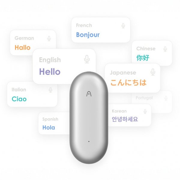 Plaud NotePin First Edition Kit Lunar Silver
