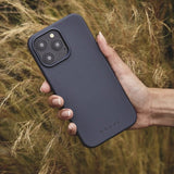 Mujjo iPhone 16 Pro Max Deksel Maiz Case Steel Blue