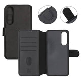 Rvelon Samsung Galaxy S25 Edge Etui 4 Kortlomme Svart
