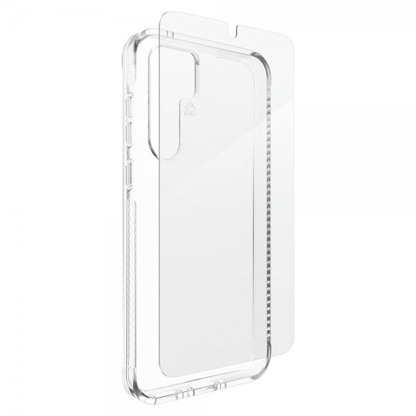 Zagg Samsung Galaxy A35 Deksel med Skjermbeskytter Luxe & Glass 360 Protect Bundle