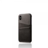 iPhone X/Xs Deksel med To Kortlommer Svart